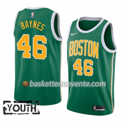 Maillot Basket Boston Celtics Aron Baynes 46 2018-19 Nike Vert Swingman - Enfant
